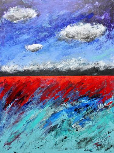 Original Abstract Expressionism Seascape Paintings by Lorenzo Muriedas