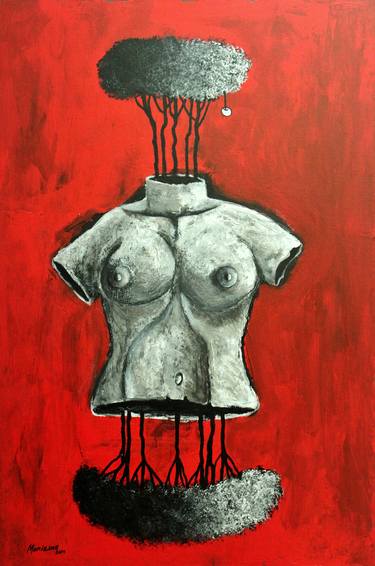 Original Surrealism Nude Paintings by Lorenzo Muriedas
