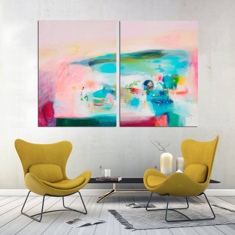 Original Abstract Painting by Victoria Gonzalez Colotta