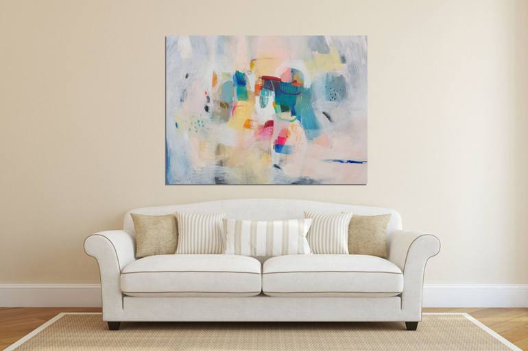 Original Modern Abstract Painting by Victoria Gonzalez Colotta