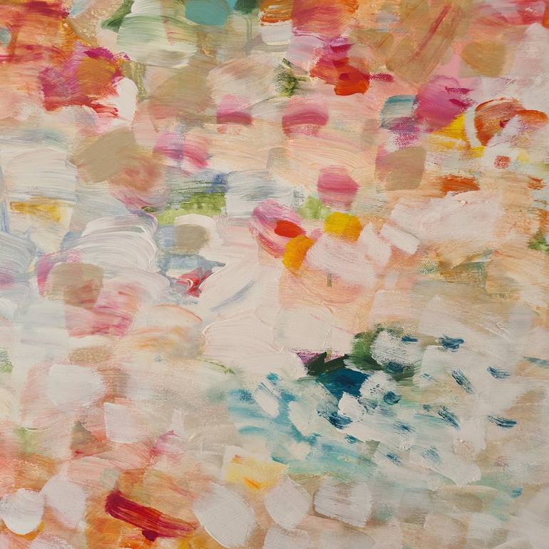 Original Impressionism Abstract Painting by Victoria Gonzalez Colotta