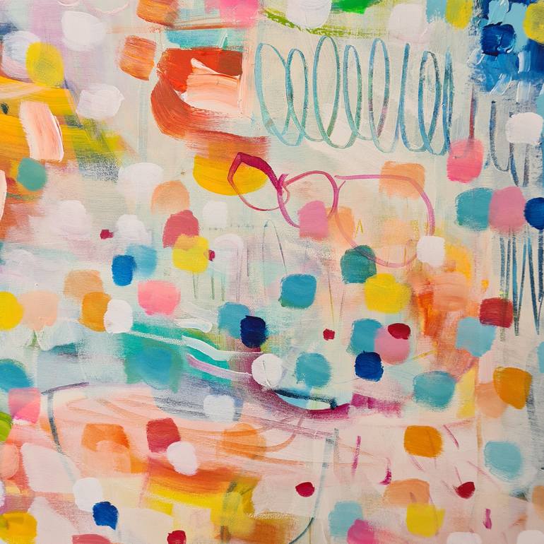 Original Expressionism Abstract Painting by Victoria Gonzalez Colotta