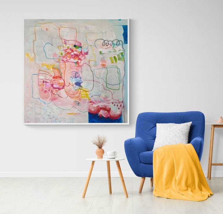 Original Abstract Painting by Victoria Gonzalez Colotta