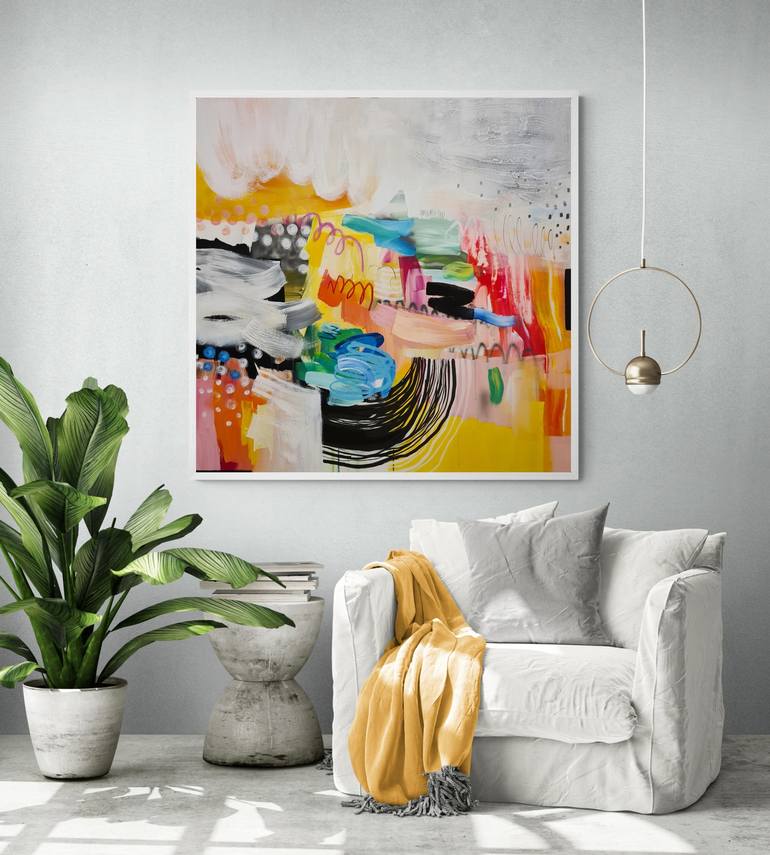 Original Abstract Painting by Victoria Gonzalez Colotta