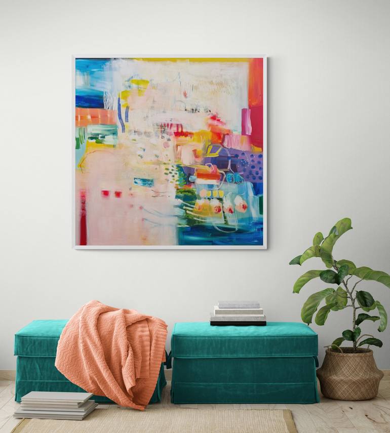 Original Abstract Painting by Victoria Gonzalez Colotta