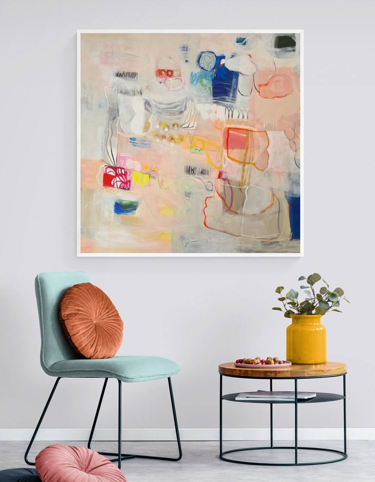 Original Abstract Painting by Victoria Gonzalez Colotta