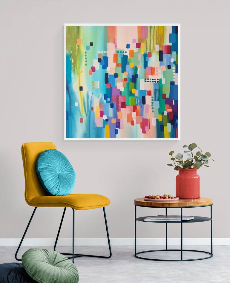 Original Abstract Painting by Victoria Gonzalez Colotta