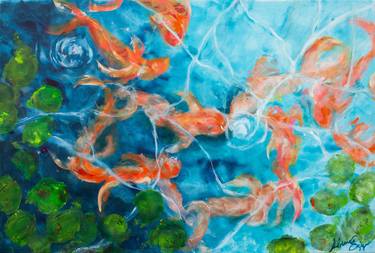 Original Conceptual Nature Paintings by Adrienne Egger