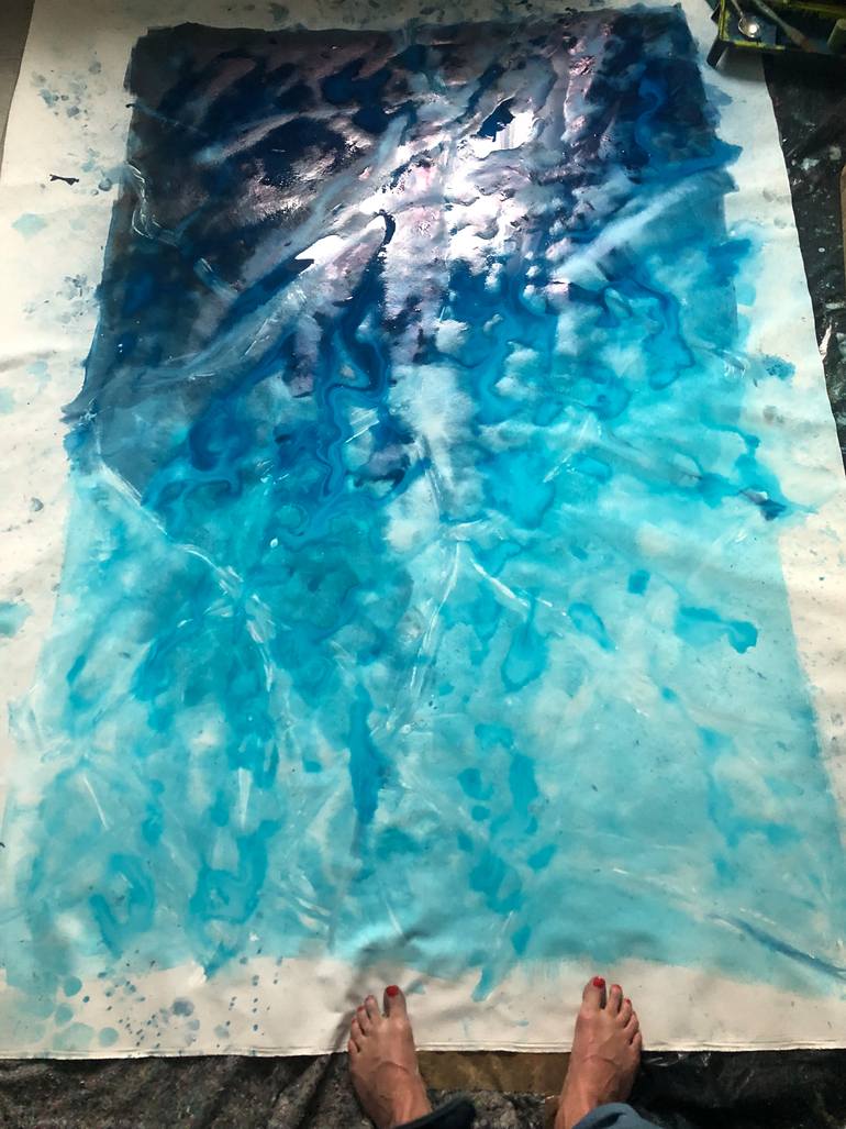 Original Conceptual Nature Painting by Adrienne Egger