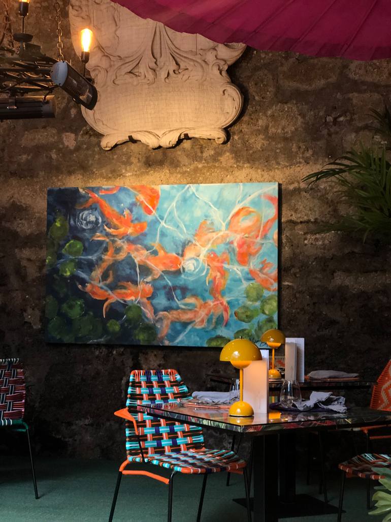 Original Conceptual Nature Painting by Adrienne Egger