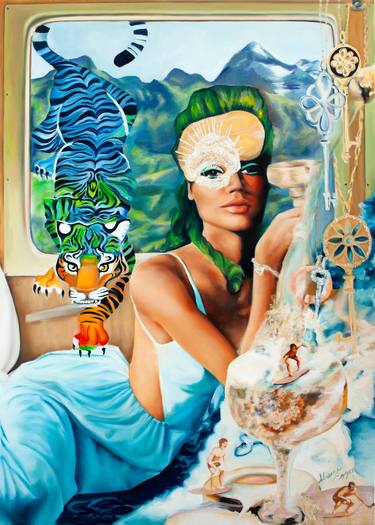 Original Conceptual Fantasy Paintings by Adrienne Egger
