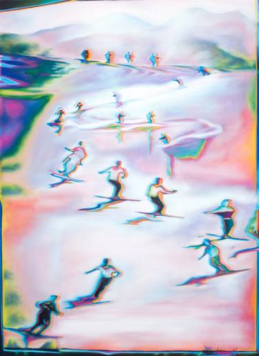 Print of Sport Paintings by Adrienne Egger