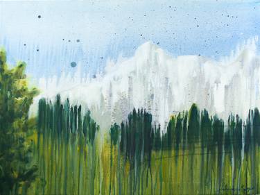 Print of Expressionism Landscape Paintings by Adrienne Egger