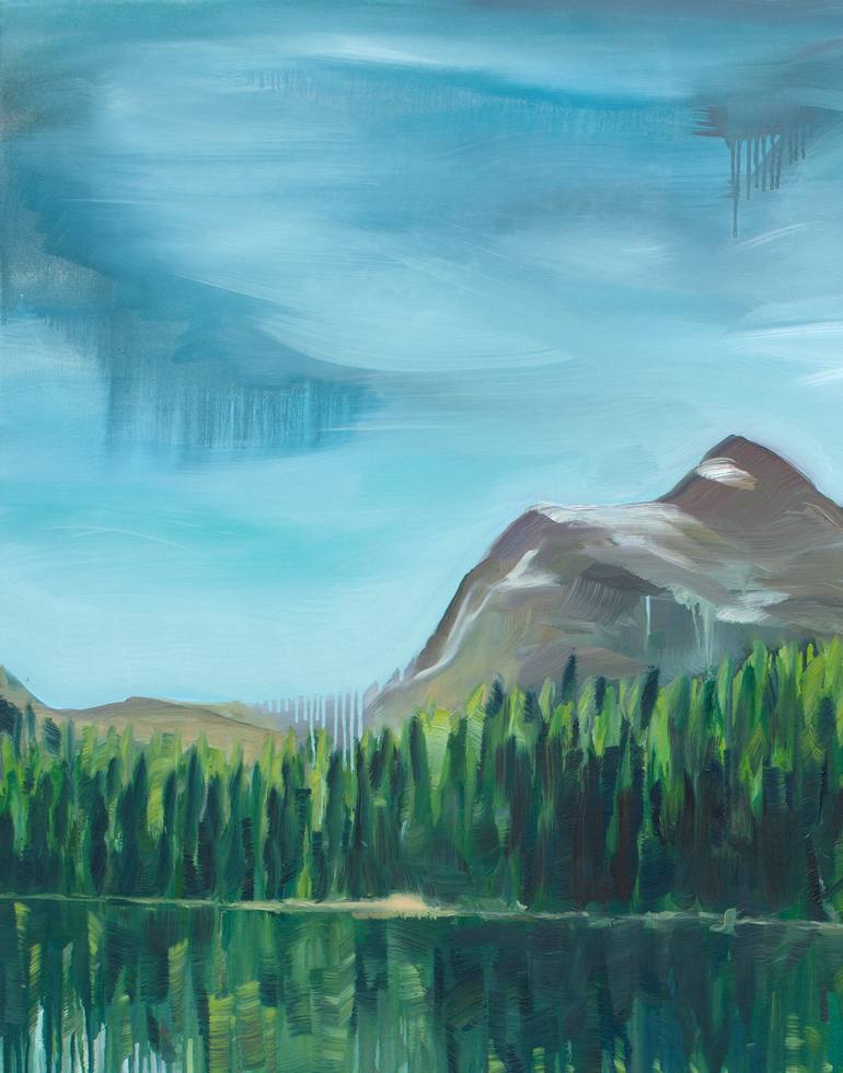 Original Expressionism Nature Painting by Adrienne Egger
