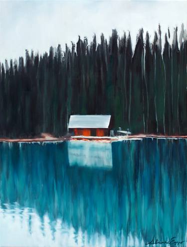 Original Expressionism Landscape Paintings by Adrienne Egger