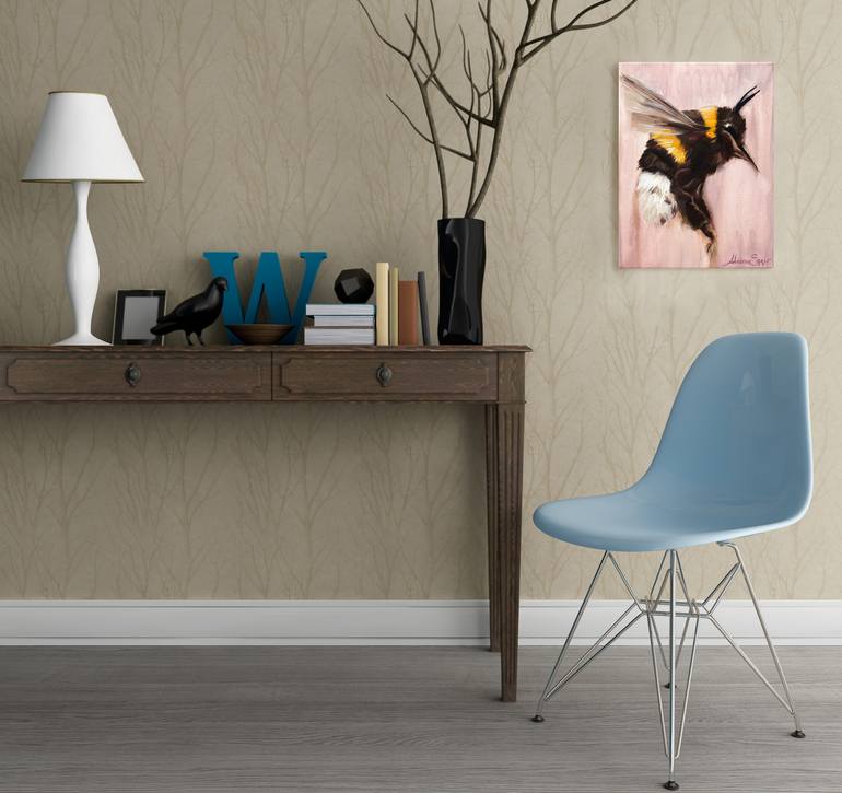 Original Expressionism Animal Painting by Adrienne Egger