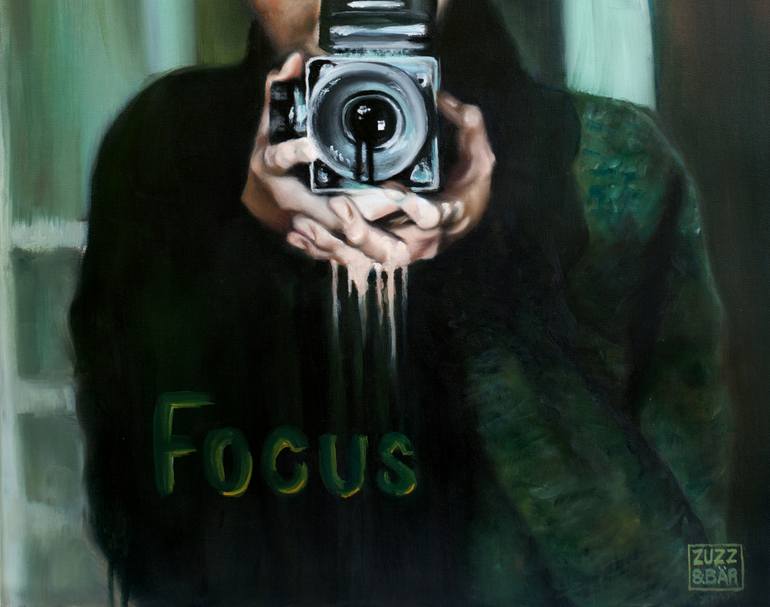 Original Expressionism Women Painting by Adrienne Egger