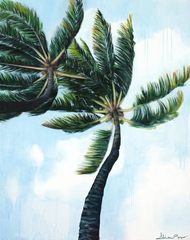 Original Expressionism Botanic Paintings by Adrienne Egger