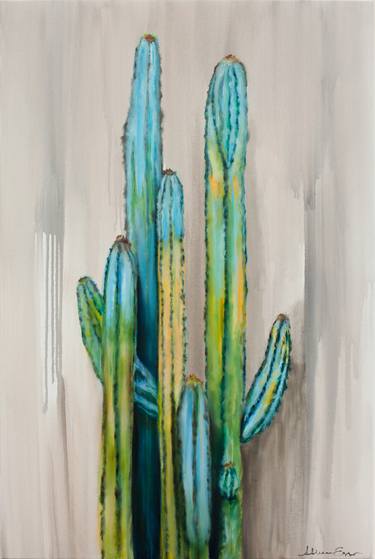 Original Expressionism Botanic Paintings by Adrienne Egger