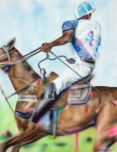Original Sport Paintings by Adrienne Egger