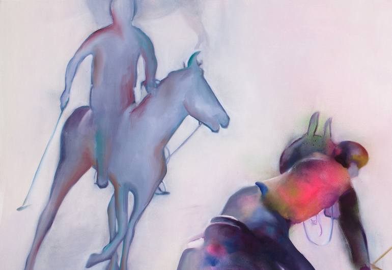 Original Expressionism Sport Painting by Adrienne Egger