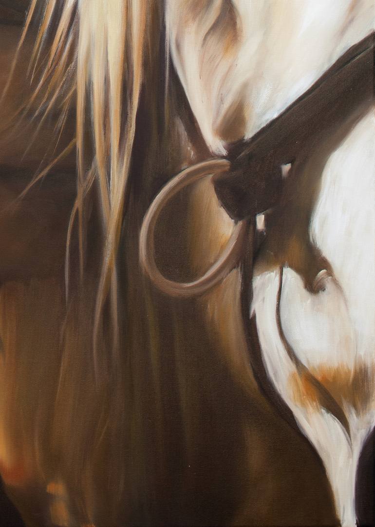 Original Horse Painting by Adrienne Egger