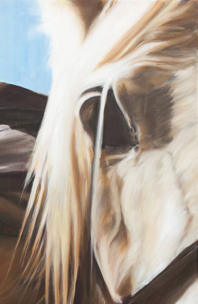 Original Horse Painting by Adrienne Egger