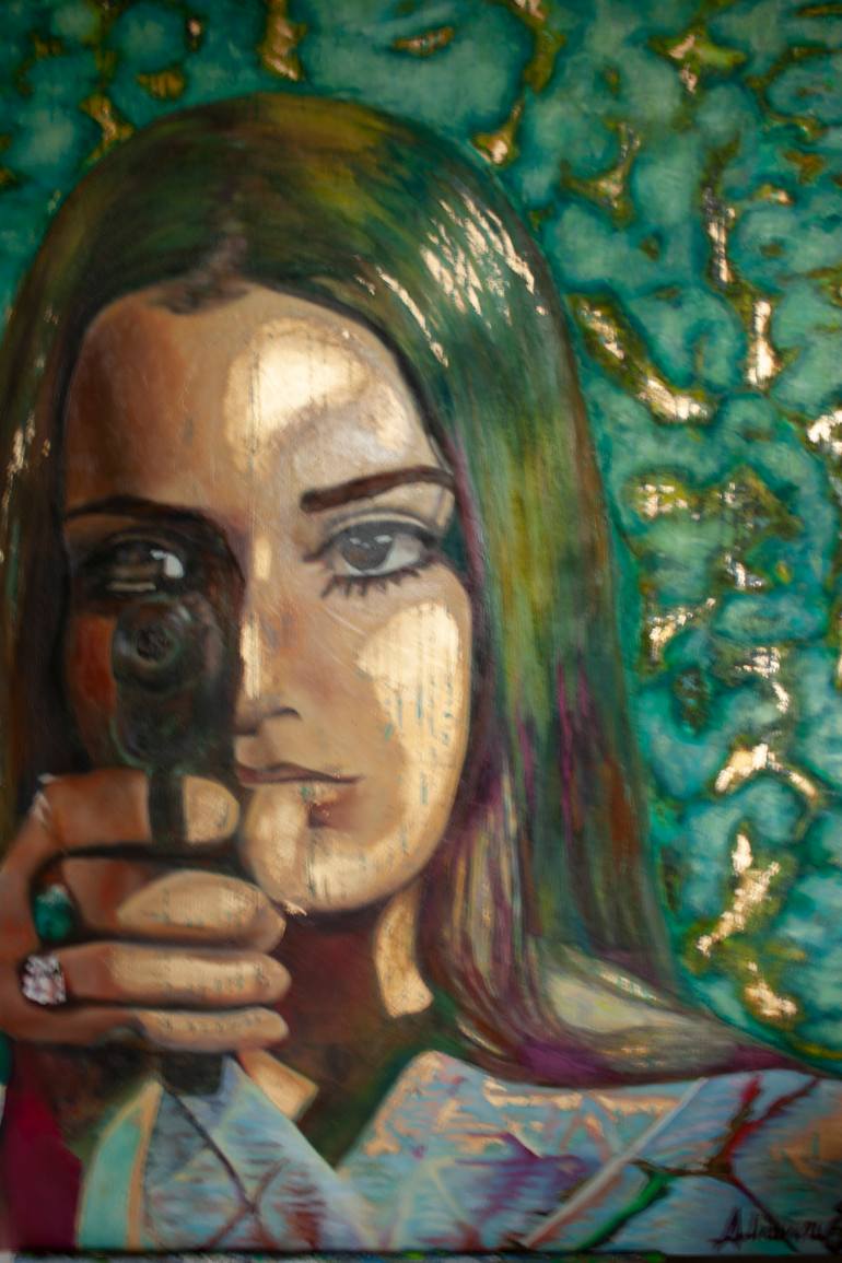 Original Conceptual Women Painting by Adrienne Egger
