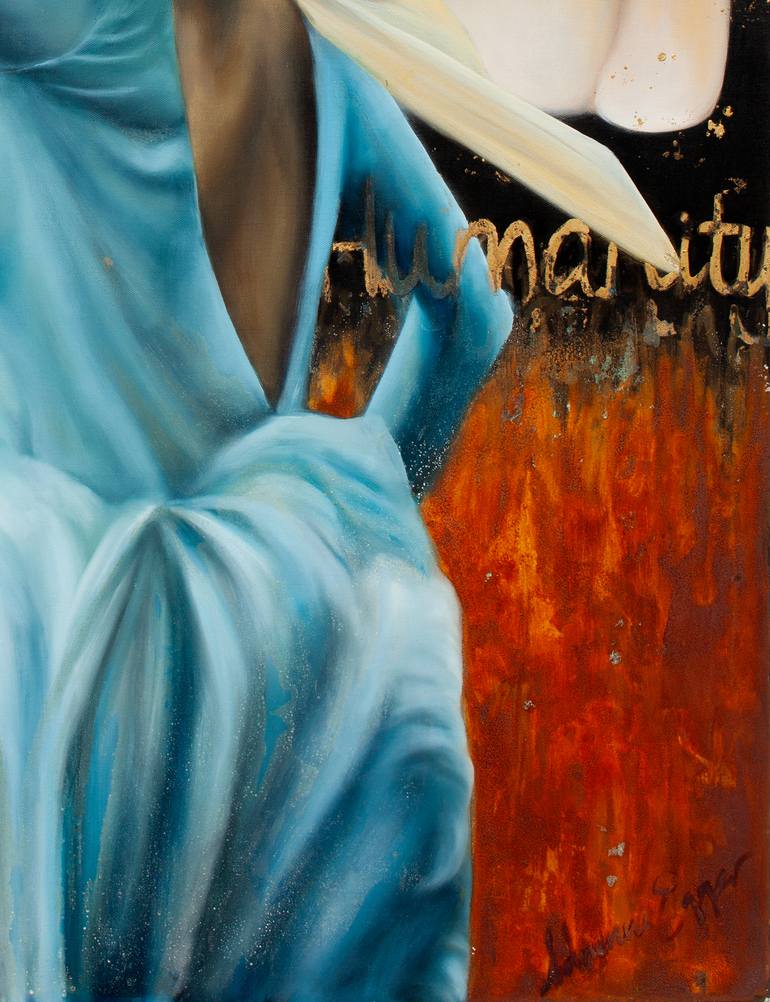 Original Conceptual Women Painting by Adrienne Egger