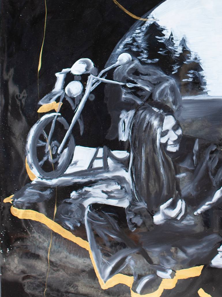 Original Conceptual Women Painting by Adrienne Egger