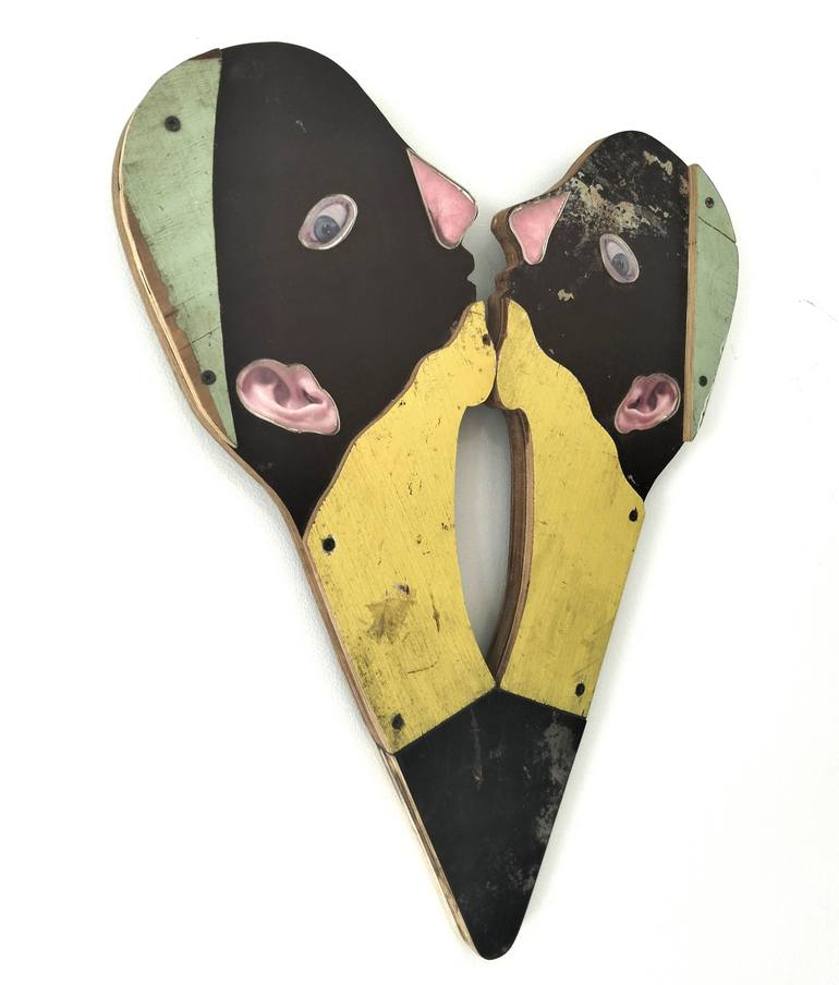 Original Abstract People Sculpture by James Watts