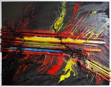 Original Abstract Paintings by Tadeusz Baranowski