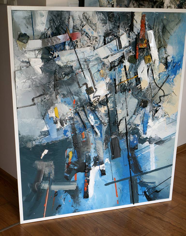 Original Abstract Painting by Tadeusz Baranowski