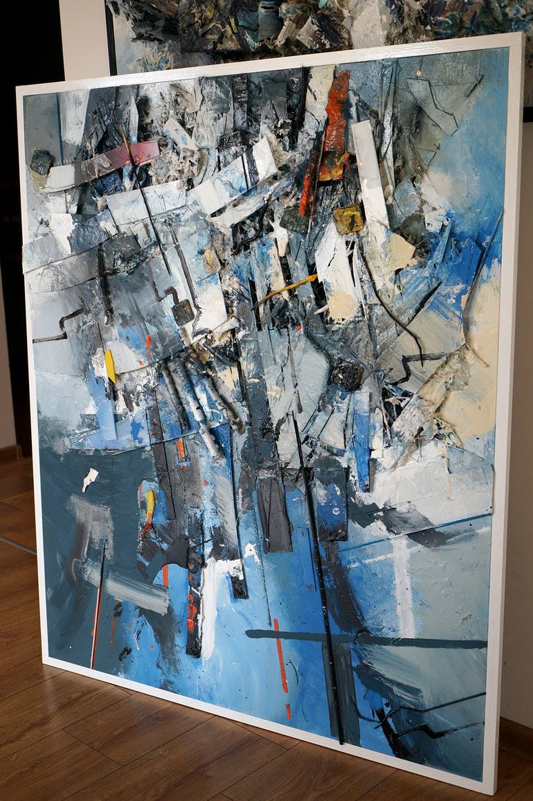 Original Abstract Painting by Tadeusz Baranowski