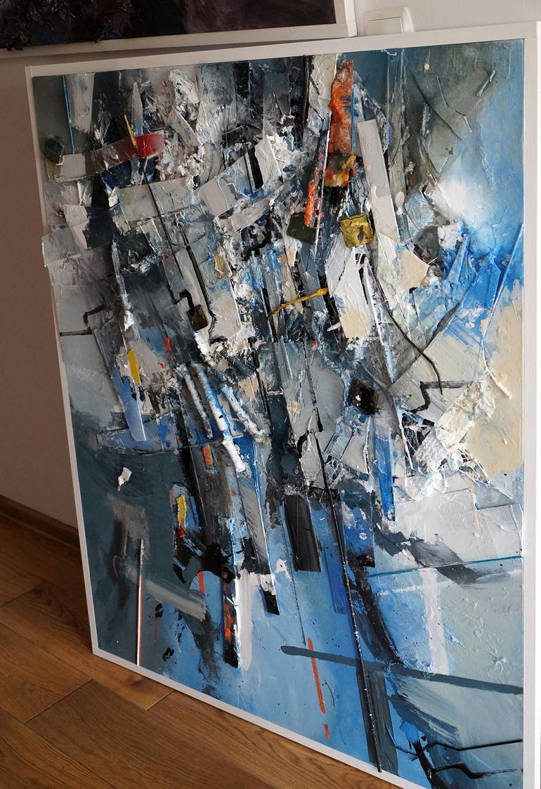 Original Abstract Painting by Tadeusz Baranowski