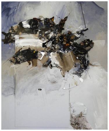 Original Abstract Expressionism Abstract Painting by Tadeusz Baranowski