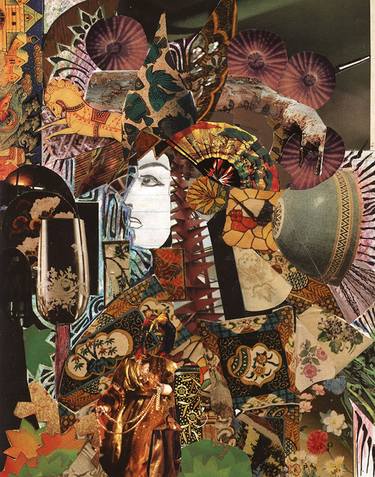 Print of Art Deco Fantasy Collage by Oksana Linde