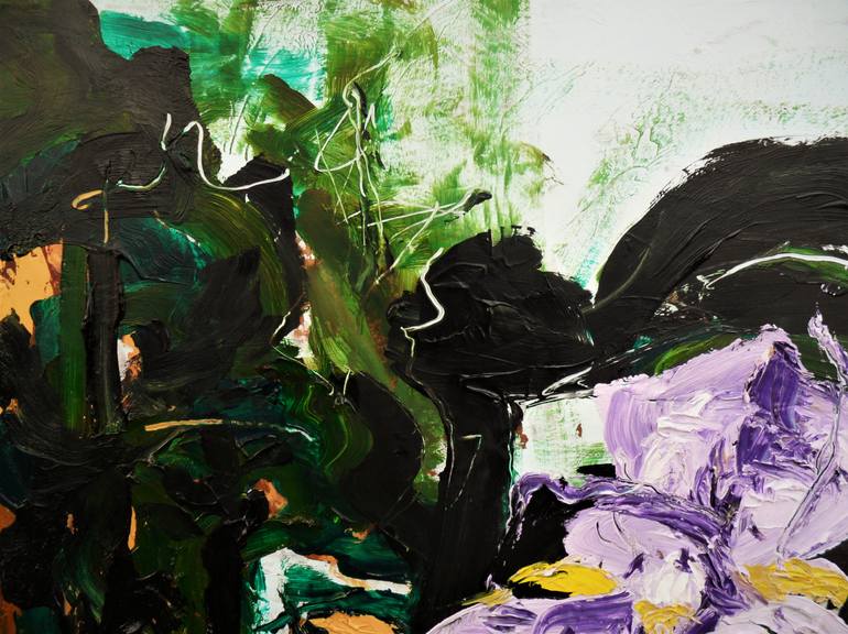 Original Abstract Expressionism Abstract Painting by Lorenzo Campetella