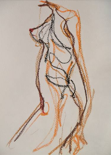 Print of Abstract Body Drawings by Lorenzo Campetella