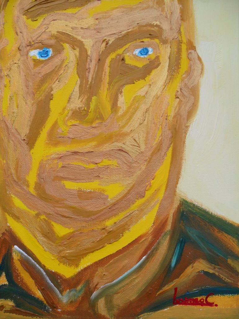 Original Abstract Expressionism People Painting by Lorenzo Campetella