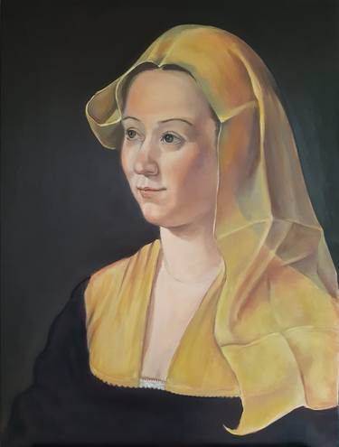 Original Women Painting by Jeanette van Dun