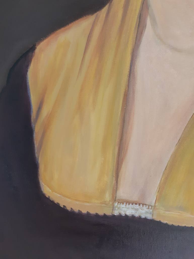 Original Classicism Women Painting by Jeanette Van Dun