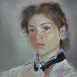 Portrait of Nadezjda Derviz by Jeanette van Dun