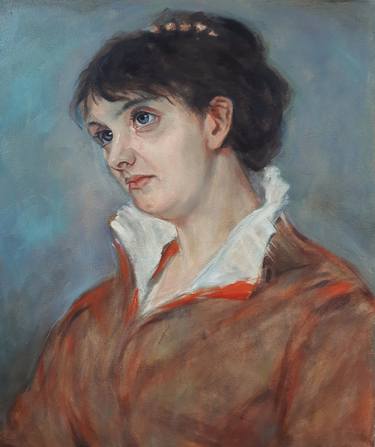 Original Portraiture Women Paintings by Jeanette van Dun
