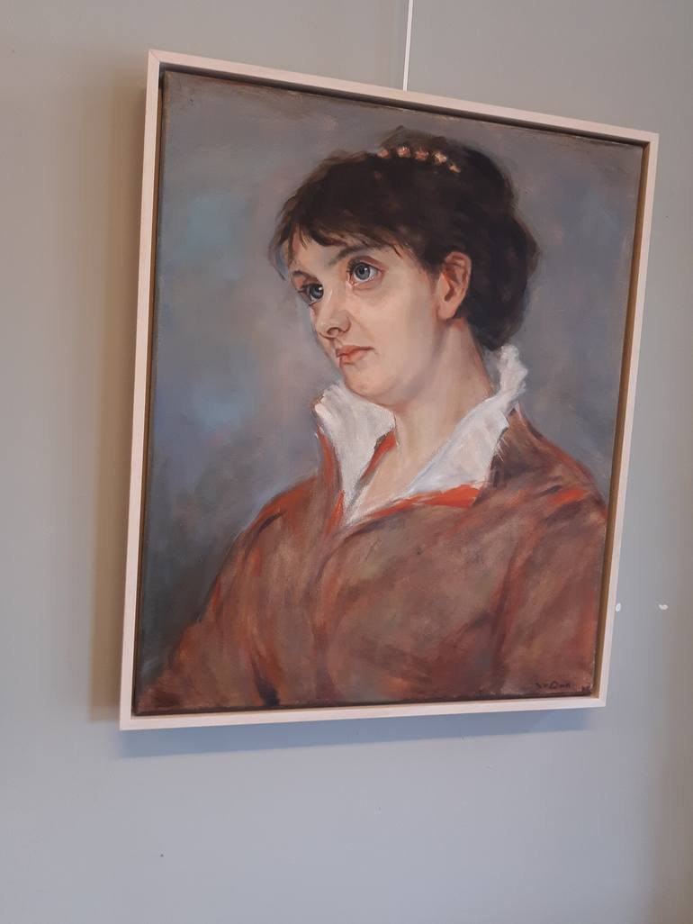 Original Portraiture Women Painting by Jeanette van Dun