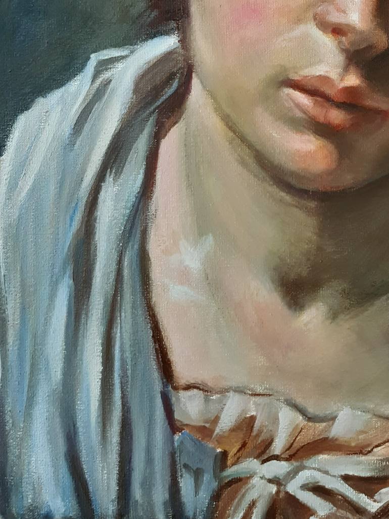 Original Figurative Children Painting by Jeanette Van Dun
