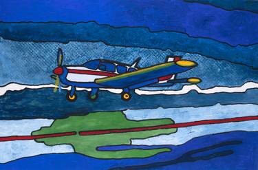 Print of Figurative Aeroplane Paintings by Salvinija Bentke