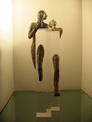 Original Surrealism Women Sculpture by Betty Wachsstock Schonfeld