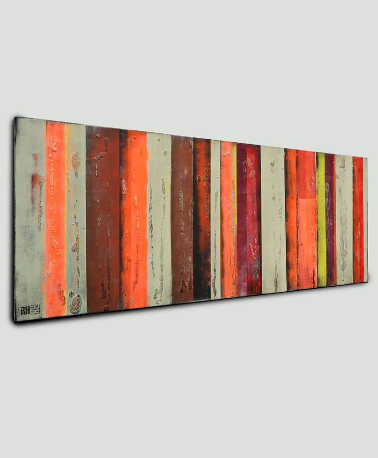 Original Fine Art Abstract Painting by Ronald Hunter