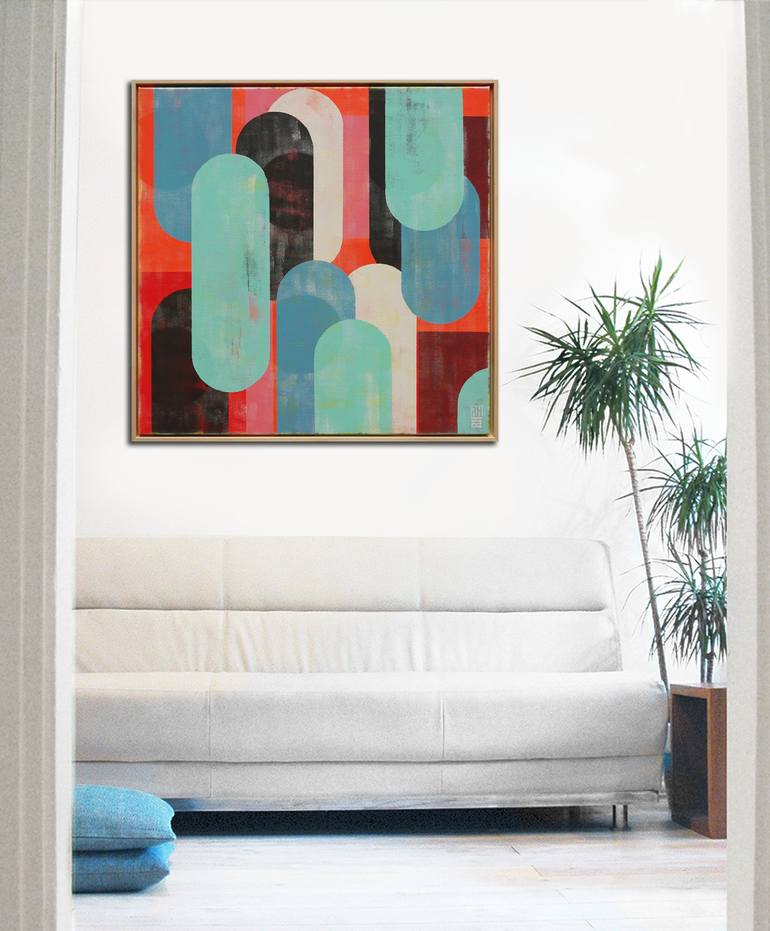 Original Abstract Painting by Ronald Hunter